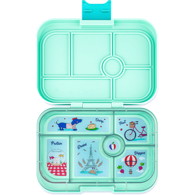 Φαγητοδοχείο Yumbox Original 6-sections - Serene Aqua / Paris tray Φαγητοδοχείο Yumbox Original 6-sections - Serene Aqua / Paris tray