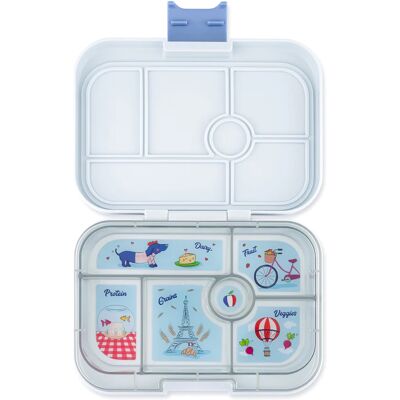 Φαγητοδοχείο Yumbox Original 6-sections Hazy Gray/Paris tray Φαγητοδοχείο Yumbox Original 6-sections Hazy Gray/Paris tray