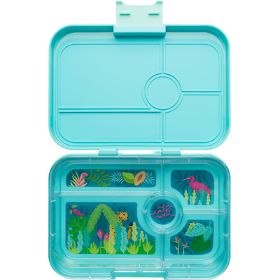 Φαγητοδοχείο Ενηλίκων Yumbox Yumbox Tapas XL 5-sections Antibes Blue / Jungle Pastel tray 5 sections Φαγητοδοχείο Ενηλίκων Yumbox Yumbox Tapas XL 5-sections Antibes Blue / Jungle Pastel tray 5 sections