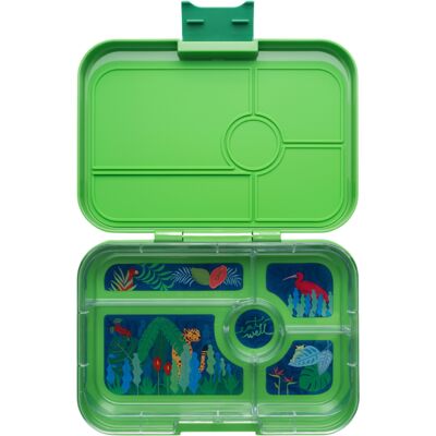 Φαγητοδοχείο Ενηλίκων Yumbox Yumbox Tapas XL 5-sections Jurassic Green / Jungle tray 5 sections Φαγητοδοχείο Ενηλίκων Yumbox Yumbox Tapas XL 5-sections Jurassic Green / Jungle tray 5 sections