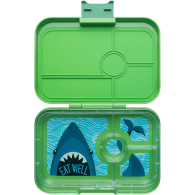 Φαγητοδοχείο Ενηλίκων Yumbox Tapas 4-sections Jurassic Green/ Shark Φαγητοδοχείο Ενηλίκων Yumbox Tapas 4-sections Jurassic Green/ Shark