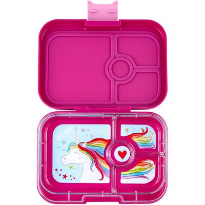 Φαγητοδοχείο Yumbox Panino 4 θέσεων - Malibu Purple/Unicorn Φαγητοδοχείο Yumbox Panino 4 θέσεων - Malibu Purple/Unicorn
