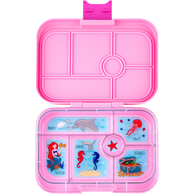 Φαγητοδοχείο Yumbox Original 6-sections - Power Pink/Mermaid Φαγητοδοχείο Yumbox Original 6-sections - Power Pink/Mermaid