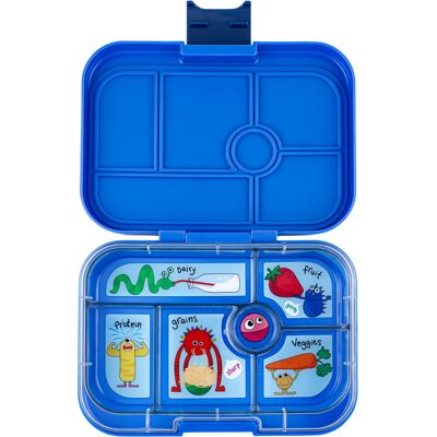 Φαγητοδοχείο Yumbox Original 6-sections - Surf Blue / Monsters Φαγητοδοχείο Yumbox Original 6-sections - Surf Blue / Monsters