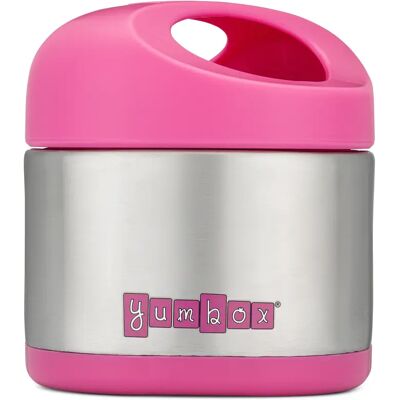 Yumbox Cubi Triple Insulated Stainless Steel Thermal Food Jar - Berry Pink Yumbox Cubi Triple Insulated Stainless Steel Thermal Food Jar - Berry Pink