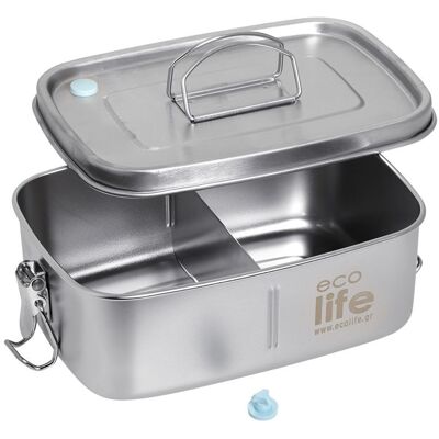ΟΕΜ Ecolife Ανοξείδωτο Φαγητοδοχείο 1lt Μονού Τοιχώματος (Ανοξείδωτο Καπάκι) ΟΕΜ Ecolife Ανοξείδωτο Φαγητοδοχείο 1lt Μονού Τοιχώματος (Ανοξείδωτο Καπάκι)