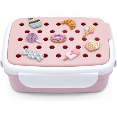 ΟΕΜ Melii – Bento Φαγητοδοχείο με Charms Ροζ ΟΕΜ Melii – Bento Φαγητοδοχείο με Charms Ροζ