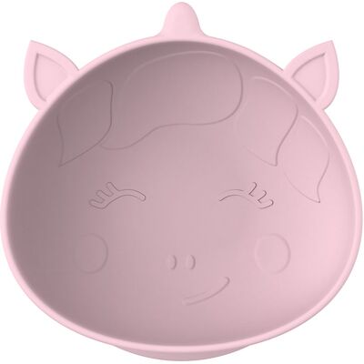 Melii - Unicorn - Σιλικόνη - Ροζ - Μωρουδιακά μπολ Melii - Unicorn - Σιλικόνη - Ροζ - Μωρουδιακά μπολ