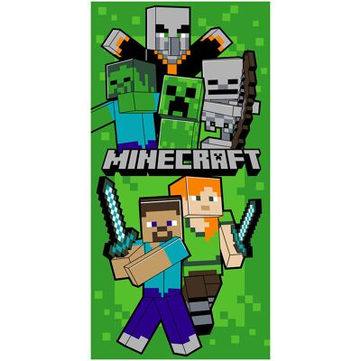 ΟΕΜ Πετσέτα θαλάσσης Minecraft microfibre beach towel 70x140cm ΟΕΜ Πετσέτα θαλάσσης Minecraft microfibre beach towel 70x140cm