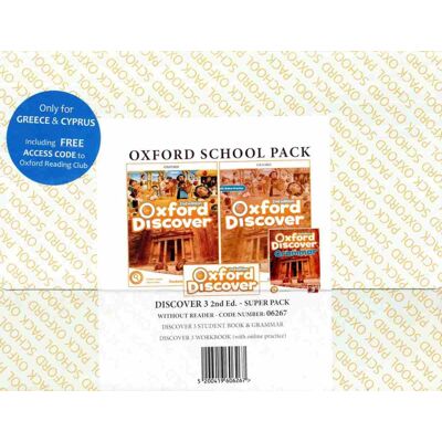 Oxford University Press Oxford Discover 3: Super Pack A (Student's Book & Workbook (& Online Practice) & Grammar & Reader), 2nd Ed. Oxford University Press Oxford Discover 3: Super Pack A (Student's Book & Workbook (& Online Practice) & Grammar & Reader), 2nd Ed.