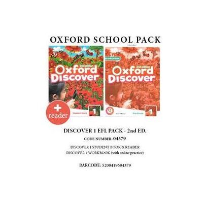Oxford University Press Oxford Discover 1, EFL Pack (Student's Book + Workbook with online practice + Reader), 2nd edition Oxford University Press Oxford Discover 1, EFL Pack (Student's Book + Workbook with online practice + Reader), 2nd edition