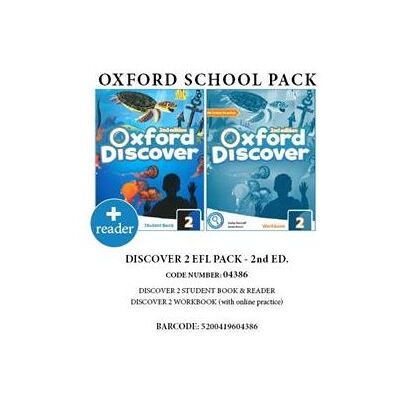 Oxford University Press Oxford Discover 2, EFL Pack (Student's Book + Workbook with online practice + Reader), 2nd edition Oxford University Press Oxford Discover 2, EFL Pack (Student's Book + Workbook with online practice + Reader), 2nd edition
