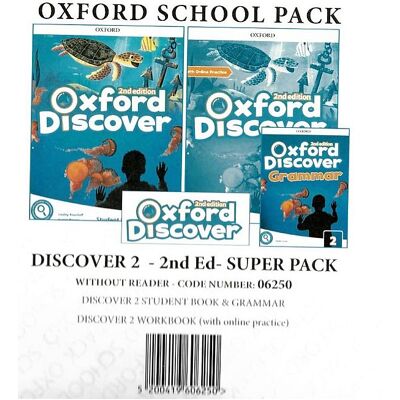 Oxford University Press Discover 2, Super Pack (Student's Book + Workbook with online Practice + Grammar), 2nd Edition Oxford University Press Discover 2, Super Pack (Student's Book + Workbook with online Practice + Grammar), 2nd Edition