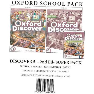 Oxford University Press Oxford Discover Pack 5, Super Pack (Student's book +Workbook with online practice + Grammar), 2nd edition Oxford University Press Oxford Discover Pack 5, Super Pack (Student's book +Workbook with online practice + Grammar), 2nd edition