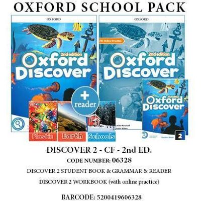 Oxford University Press Oxford Discover 2: CF Pack (Student's Book + Workbook + Grammar + 3 Reader), 2nd Edition Oxford University Press Oxford Discover 2: CF Pack (Student's Book + Workbook + Grammar + 3 Reader), 2nd Edition