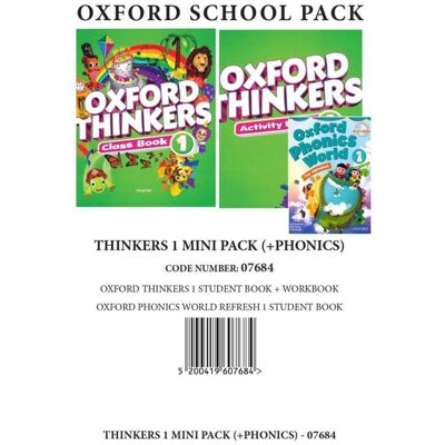 Oxford University Press Oxford Thinkers Level 1 Mini Pack (+Phonics) - 07684 Oxford University Press Oxford Thinkers Level 1 Mini Pack (+Phonics) - 07684
