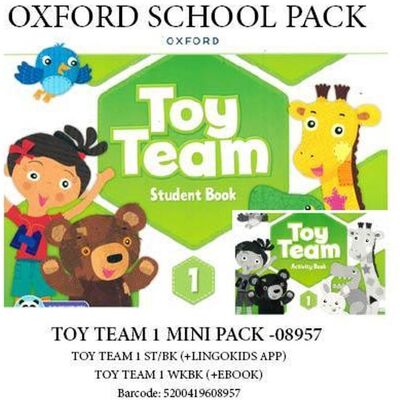 Oxford University Press Toy Team 1 Mini Pack (Student's Book + Activity Book + Εbook) Oxford University Press Toy Team 1 Mini Pack (Student's Book + Activity Book + Εbook)