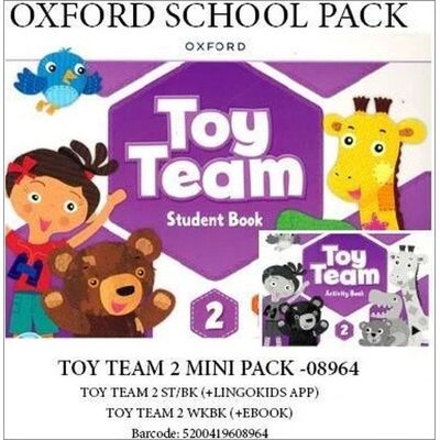 Oxford University Press Toy Team 2 Mini Pack (Student's Book + Activity Book + Lingokids App + Εbook) Oxford University Press Toy Team 2 Mini Pack (Student's Book + Activity Book + Lingokids App + Εbook)