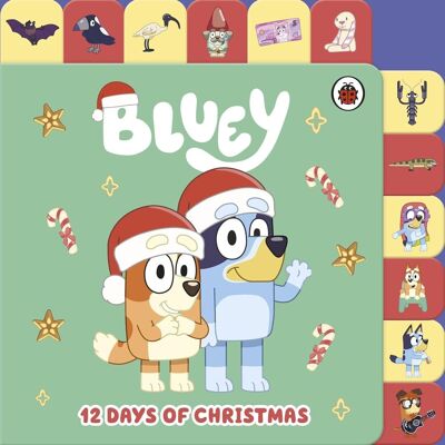 Penguin Bluey: 12 Days of Christmas Tabbed Board Book Penguin Bluey: 12 Days of Christmas Tabbed Board Book