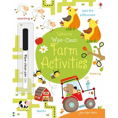 Usborne Publishing Wipe-clean farm activities Usborne Publishing Wipe-clean farm activities