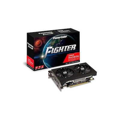 PowerColor Figh. AXRX 6500XT 4GBD6-DHV3 graphics card PowerColor Figh. AXRX 6500XT 4GBD6-DHV3 graphics card