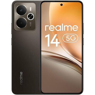 Realme 14 8GB RAM + 256GB Storage 6.67" 5G Storm Titanium Dual SIM Optics Realme 14 8GB RAM + 256GB Storage 6.67" 5G Storm Titanium Dual SIM Optics