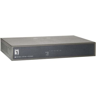 LevelOne Switch 8x FE FEP-0812 65W 4xPoE LevelOne Switch 8x FE FEP-0812 65W 4xPoE