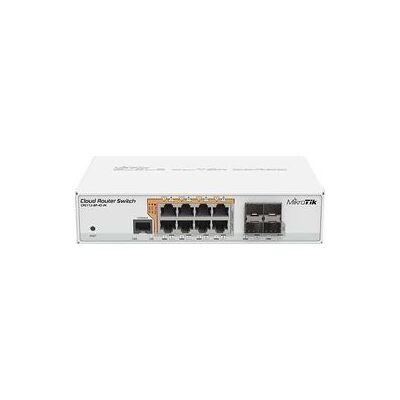 Mikrotik CRS112-8P-4S-IN network switch Gigabit Ethernet (10/100/1000) Power over Ethernet (PoE) White Mikrotik CRS112-8P-4S-IN network switch Gigabit Ethernet (10/100/1000) Power over Ethernet (PoE) White