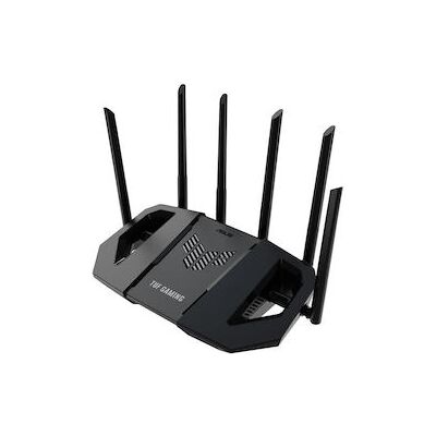 Asus TUF Gaming BE6500 (TUF-BE6500) Wireless Router with 2.5 Gigabit Ethernet, Dual-Band (2.4 GHz / 5 GHz), Black Asus TUF Gaming BE6500 (TUF-BE6500) Wireless Router with 2.5 Gigabit Ethernet, Dual-Band (2.4 GHz / 5 GHz), Black