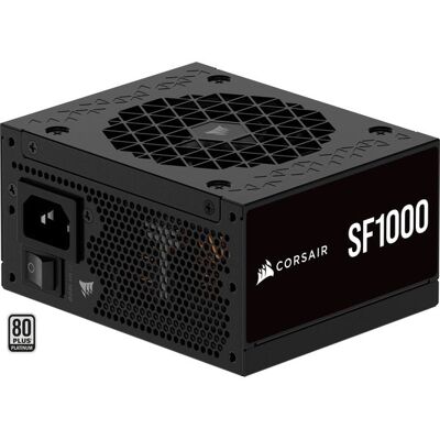 Corsair SF1000 (Black, 1x 12VHPWR, 3x PCIe, Modular Cables, 1000W) Corsair SF1000 (Black, 1x 12VHPWR, 3x PCIe, Modular Cables, 1000W)