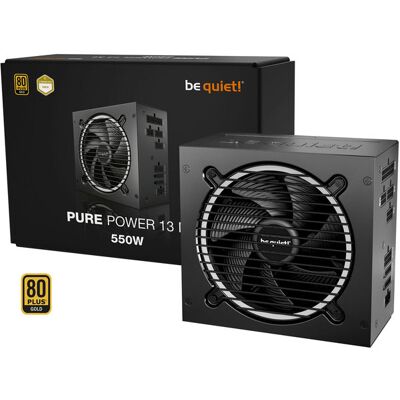 Be Quiet Pure Power 13 M 550W (schwarz, 1x 12-Pin High Power GPU, 2x PCIe, Kabel-Management , 650 Watt) Be Quiet Pure Power 13 M 550W (schwarz, 1x 12-Pin High Power GPU, 2x PCIe, Kabel-Management , 650 Watt)