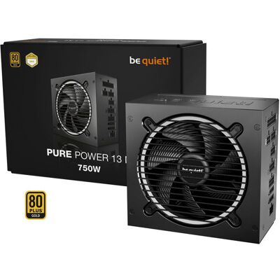 Be Quiet Pure Power 13 M 750W (schwarz, 1x 12-Pin High Power GPU, 4x PCIe, Kabel-Management, 750 Watt) Be Quiet Pure Power 13 M 750W (schwarz, 1x 12-Pin High Power GPU, 4x PCIe, Kabel-Management, 750 Watt)