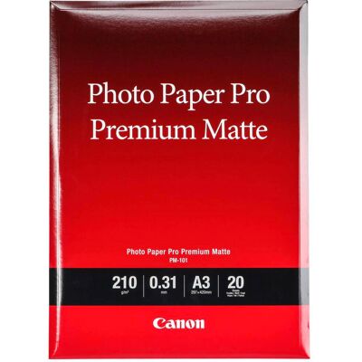 Canon PM-101 Pro Premium Matte A 3, 20 Sheet, 210 g Canon PM-101 Pro Premium Matte A 3, 20 Sheet, 210 g