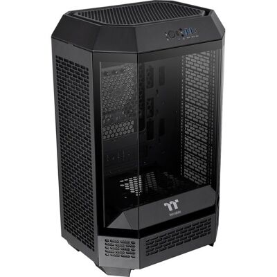 Thermaltake The Tower 300 - Μαύρος, Tempered Glass Thermaltake The Tower 300 - Μαύρος, Tempered Glass