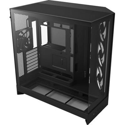 NZXT H9 Flow RGB (schwarz (matt), Tempered Glass x 2) NZXT H9 Flow RGB (schwarz (matt), Tempered Glass x 2)