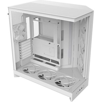 NZXT H9 Flow RGB+ - Λευκό Ματ με Tempered Glass x 2 NZXT H9 Flow RGB+ - Λευκό Ματ με Tempered Glass x 2