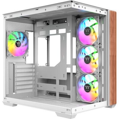 Thermaltake View 380 WS ARGB (λευκό/ξύλο, Διπλό Θυρίδα Γυαλιού, Ξύλινη Υφή) Thermaltake View 380 WS ARGB (λευκό/ξύλο, Διπλό Θυρίδα Γυαλιού, Ξύλινη Υφή)