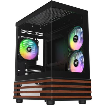 Thermaltake View 170 WS ARGB (μαύρο/ξύλο, Χυτοσίδηρος x 2, Ξύλινη Υφή) Thermaltake View 170 WS ARGB (μαύρο/ξύλο, Χυτοσίδηρος x 2, Ξύλινη Υφή)