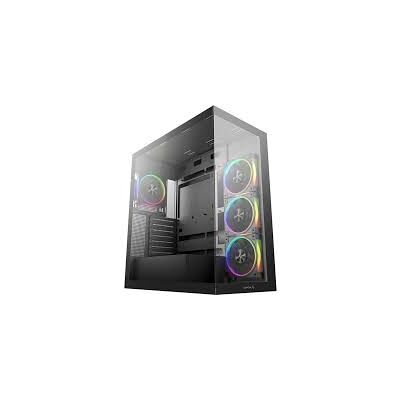 Deepcool CG580 4F V2 (schwarz, Tempered Glass x 2) Deepcool CG580 4F V2 (schwarz, Tempered Glass x 2)