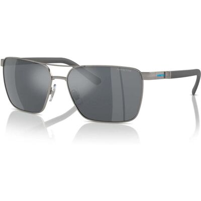 Arnette Sunglasses for Men AN3091-7416G with Metal Frame, Lens/Bridge/Temple Dimensions 61/15/140 mm, Grey Color Arnette Sunglasses for Men AN3091-7416G with Metal Frame, Lens/Bridge/Temple Dimensions 61/15/140 mm, Grey Color