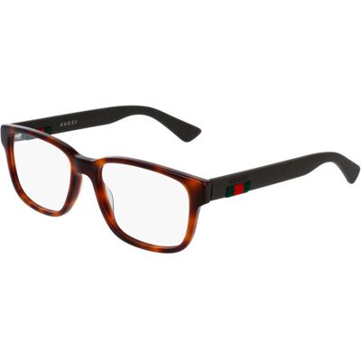 Gucci Men's Eyeglasses GG0011O-006 (Lens/Bridge/Temple) 55/17/145 mm Gucci Men's Eyeglasses GG0011O-006 (Lens/Bridge/Temple) 55/17/145 mm