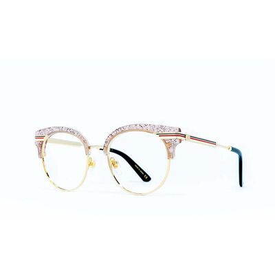 Eyeglasses Gucci Women GG0285O-003 (Lens/Bridge/Temple) 52/19/150 mm Eyeglasses Gucci Women GG0285O-003 (Lens/Bridge/Temple) 52/19/150 mm