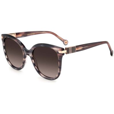 Carolina Herrera Women's Sunglasses HER0134S1ZX — 55/21/145 mm, Acetate, Pink/Brown Carolina Herrera Women's Sunglasses HER0134S1ZX — 55/21/145 mm, Acetate, Pink/Brown