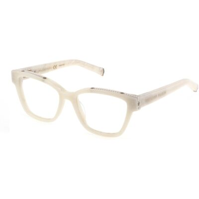 Philipp Plein VPP034S Κομψό unisex πλαίσιο γυαλιών ιβουάρ - Πλαίσια γυαλιών Philipp Plein VPP034S Κομψό unisex πλαίσιο γυαλιών ιβουάρ - Πλαίσια γυαλιών
