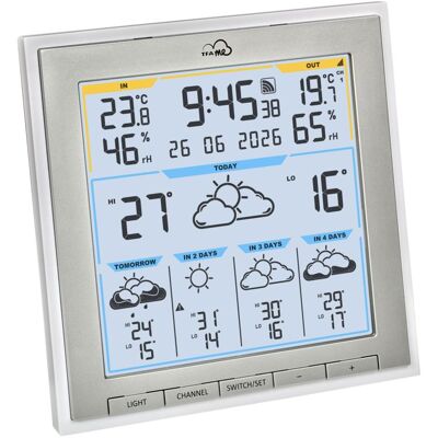 TFA TFA.me 35.8105.02 ID-08 WLAN Radio Weather Station White TFA TFA.me 35.8105.02 ID-08 WLAN Radio Weather Station White
