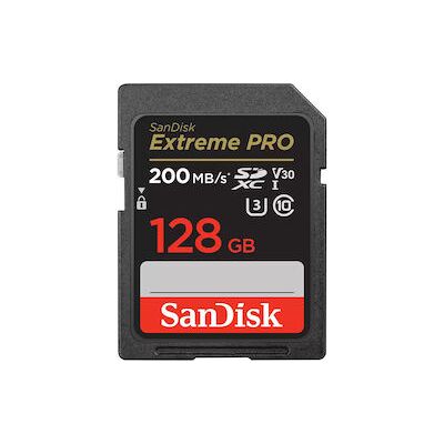 SanDisk Extreme PRO 128 GB SDXC (schwarz, UHS-I U3, Class 10, V30) SanDisk Extreme PRO 128 GB SDXC (schwarz, UHS-I U3, Class 10, V30)