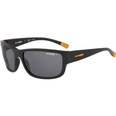 Arnette Man AN4256018162 Sunglasses with Resin Frame, Black Color, Lens/Bridge/Temple Measurements 62/17/130 mm, Grey Category 3 Polarized Lenses Arnette Man AN4256018162 Sunglasses with Resin Frame, Black Color, Lens/Bridge/Temple Measurements 62/17/130 mm, Grey Category 3 Polarized Lenses