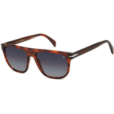 David Beckham DB-7111-S-EX4 Men's Sunglasses — 56/17/145 mm, Acetate, Brown Frame, Grey Lenses David Beckham DB-7111-S-EX4 Men's Sunglasses — 56/17/145 mm, Acetate, Brown Frame, Grey Lenses