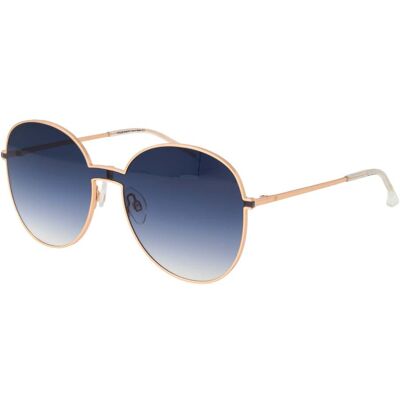 Ana Hickmann Women's Sunglasses HI3153-14005A, Metal Frame, Gold Color, Lens/Bridge/Temple Size 140/142 mm, Blue Lenses, Category 3 UV Protection 140//142 Ana Hickmann Women's Sunglasses HI3153-14005A, Metal Frame, Gold Color, Lens/Bridge/Temple Size 140/142 mm, Blue Lenses, Category 3 UV Protection 140//142