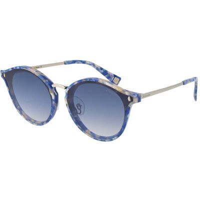 Ana Hickmann Women's Sunglasses HI9066-49G22, Metal Frame Multicolored, Lens/Bridge/Temple: 49/21/145 mm, Blue, Category 2 Degraded Lenses with 100% UVA & UVB Protection Ana Hickmann Women's Sunglasses HI9066-49G22, Metal Frame Multicolored, Lens/Bridge/Temple: 49/21/145 mm, Blue, Category 2 Degraded Lenses with 100% UVA & UVB Protection